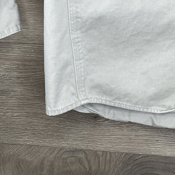 Wrangler Riggs Workwear Button Down Shirt Mens Large Button Up Pocket Tan Sand - Picture 4 of 8